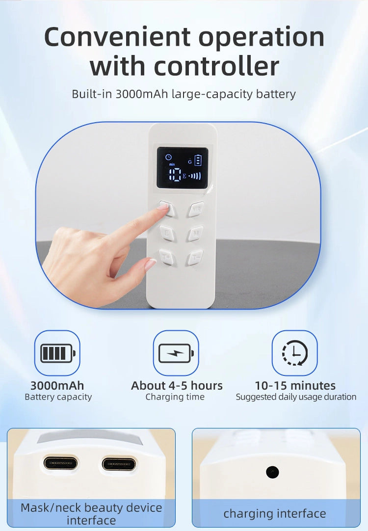 LED Red Light Therapy Face Mask & Neck Set